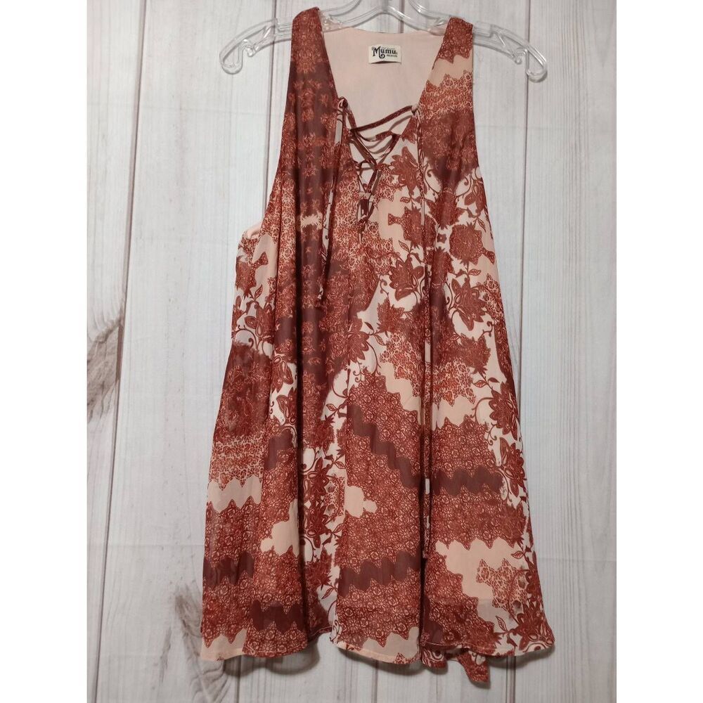 Show Me Your Mumu Dress Ladies Medium Rancho Mirage Boho‎ Beach Mini